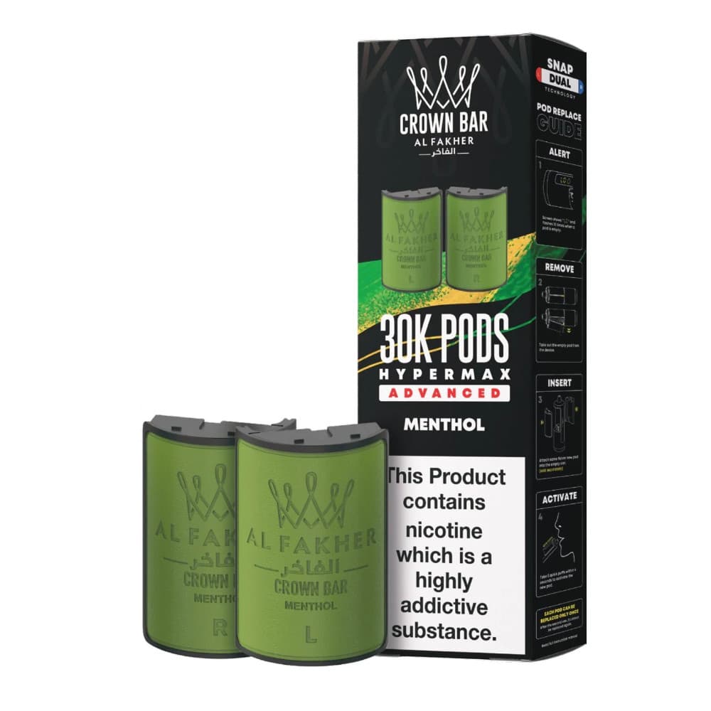  Menthol Al Fakher 30k Hypermax Pods