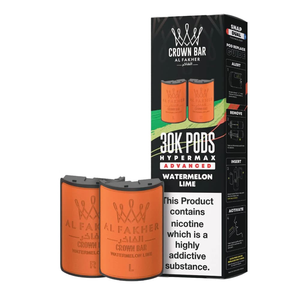  Watermelon Lime Al Fakher 30k Hypermax Pods