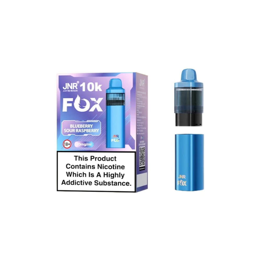  Blueberry Sour Raspberry JNR Fox 10k Replacement Pods