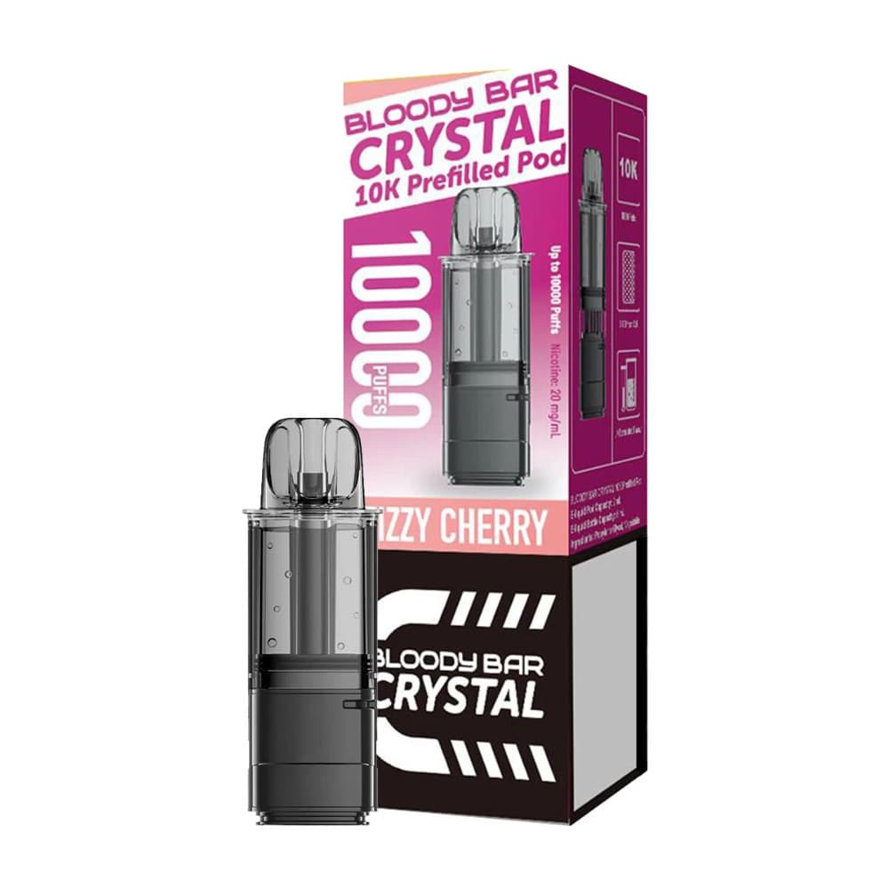  Fizzy Cherry Bloody Bar Crystal 10k Pods