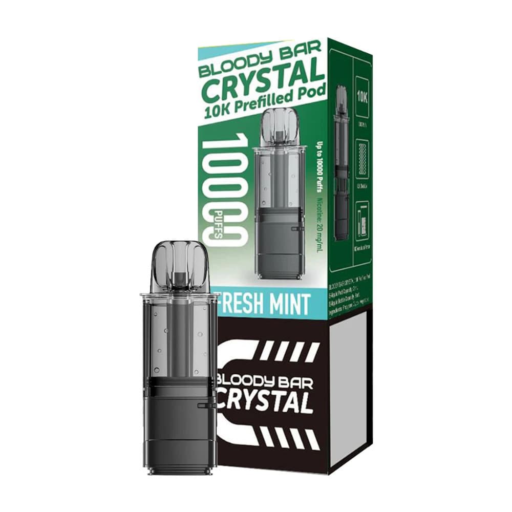  Fresh Mint Bloody Bar Crystal 10k Pods