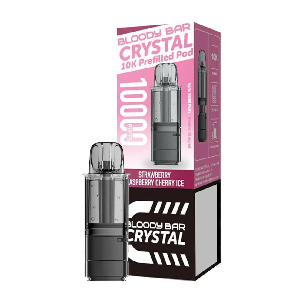  Strawberry Raspberry Cherry Ice Bloody Bar Crystal 10k Pods
