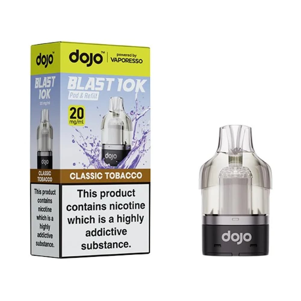  Classic Tobacco Vaporesso Dojo Blast 10K Pods