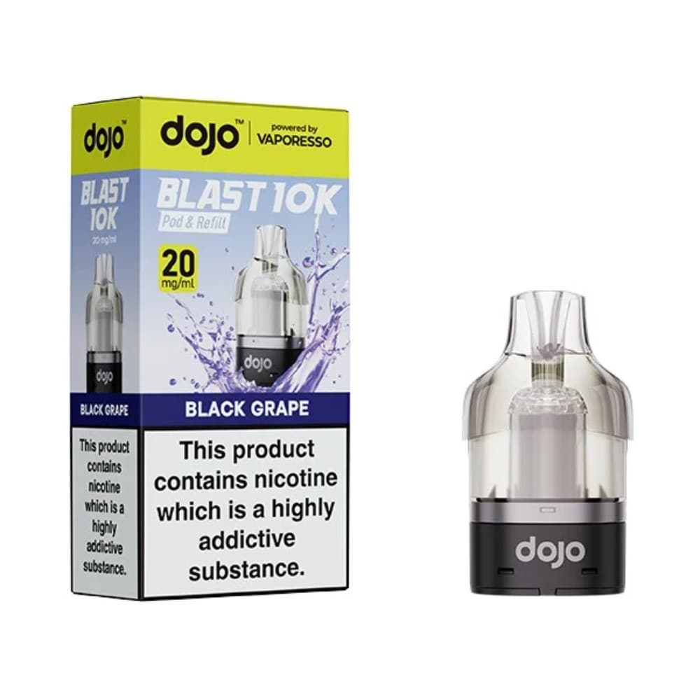  Black Grape Vaporesso Dojo Blast 10K Pods