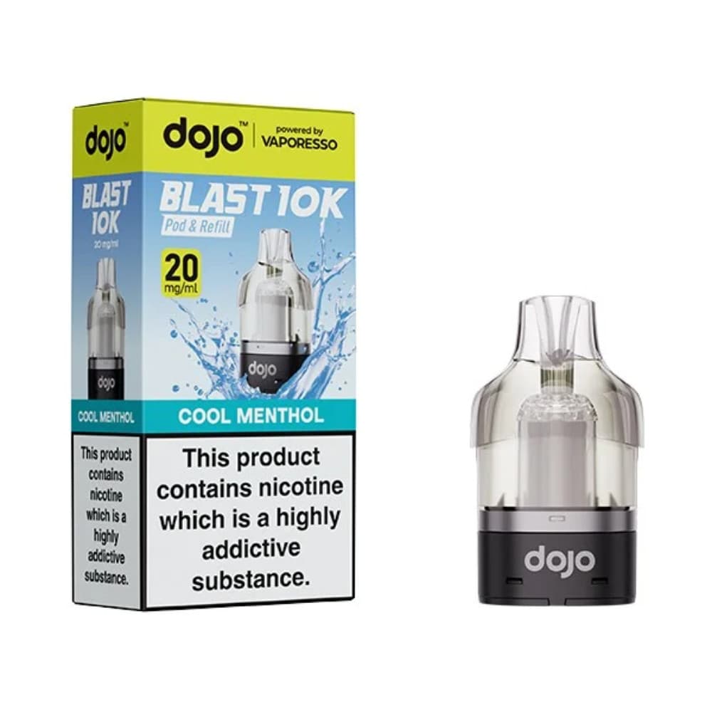  Cool Menthol Vaporesso Dojo Blast 10K Pods