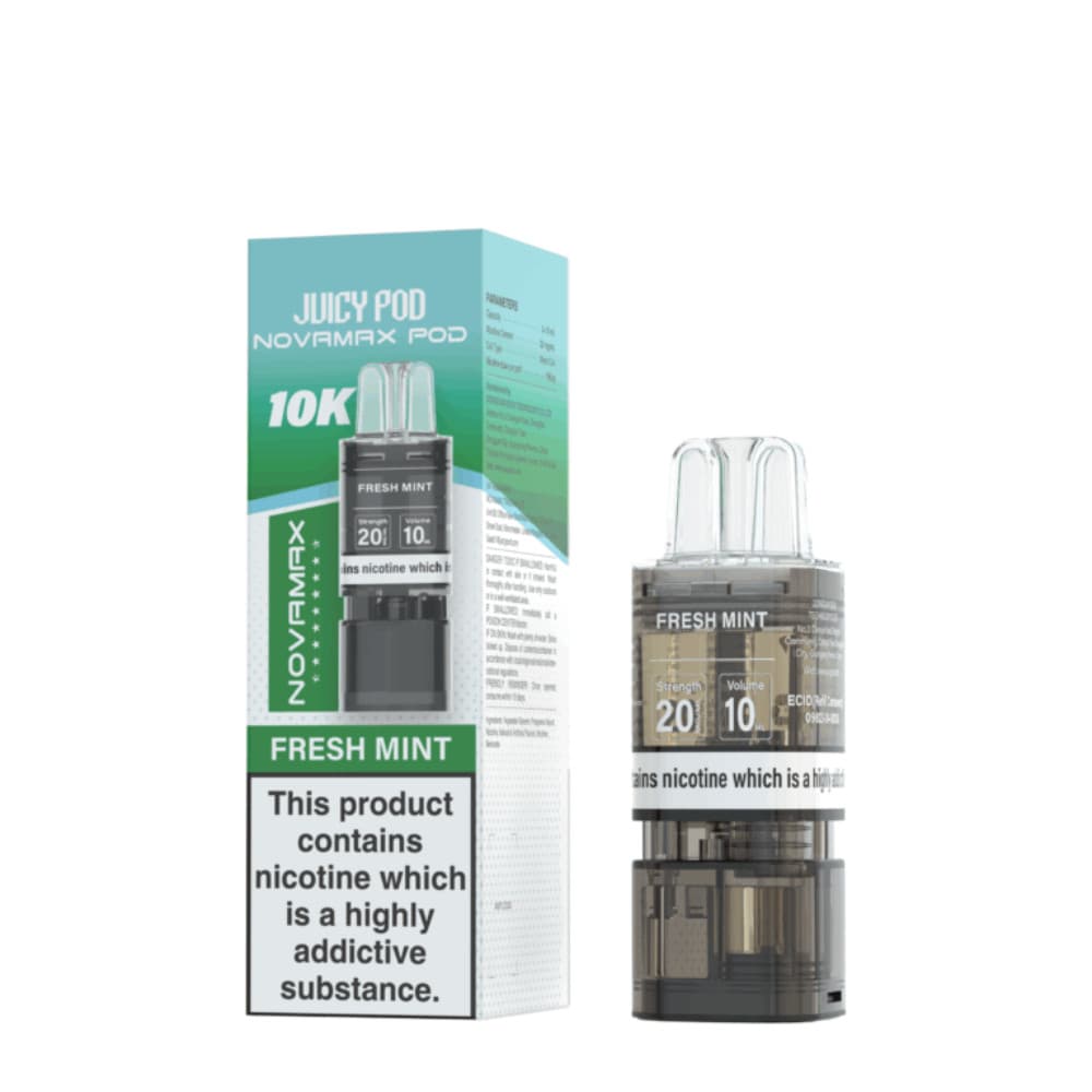  Fresh Mint Juicy Pod Novamax 10K Pods
