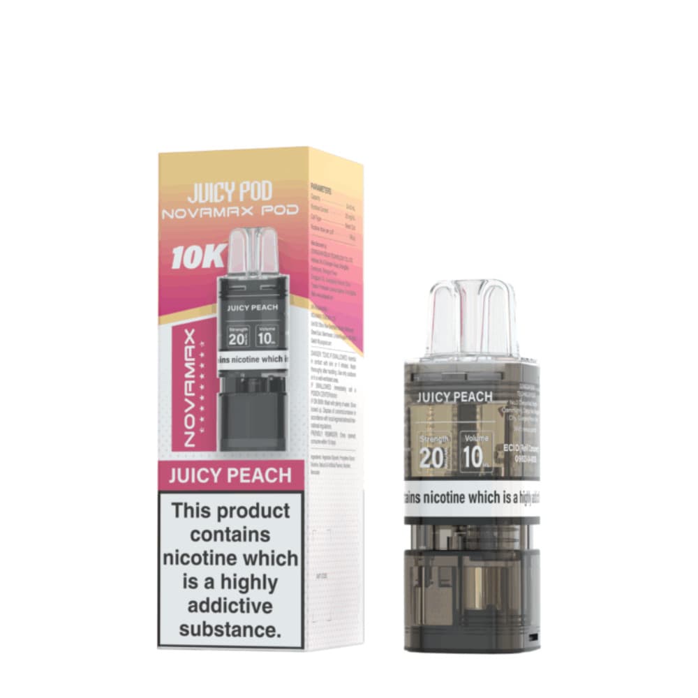  Juicy Peach Juicy Pod Novamax 10K Pods