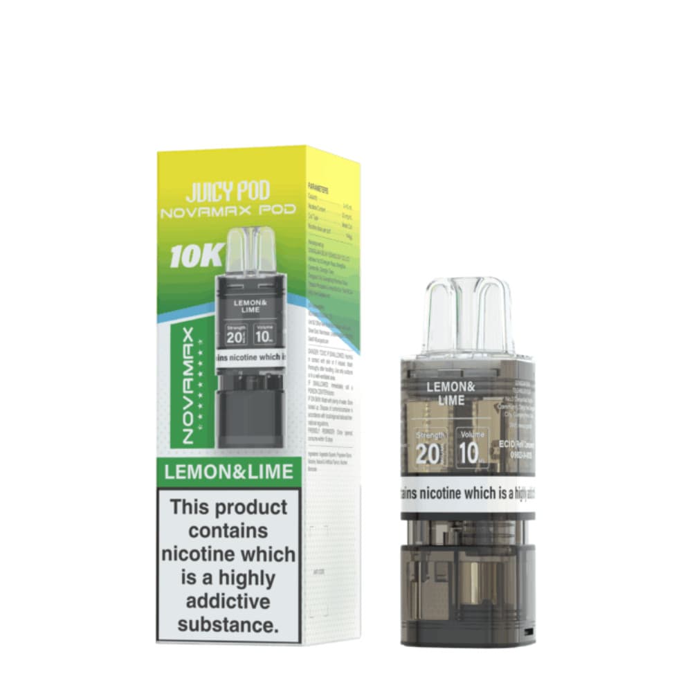  Lemon Lime Juicy Pod Novamax 10K Pods