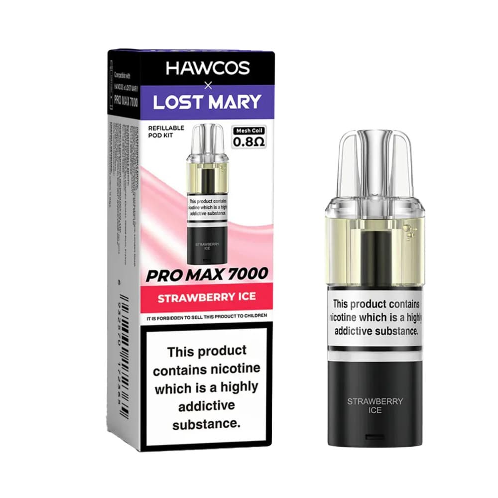  Strawberry Ice Lost Mary Hawcos Pro Max 7000 Pods