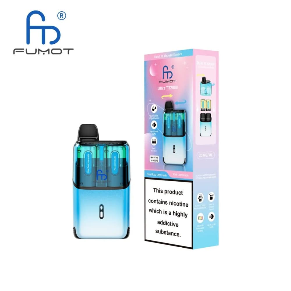  Blue Razz Lemonade / Pink Lemonade RandM Fumot Ultra T32000