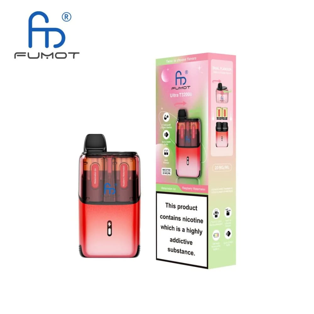  Watermelon Ice / Raspberry Watermelon RandM Fumot Ultra T32000