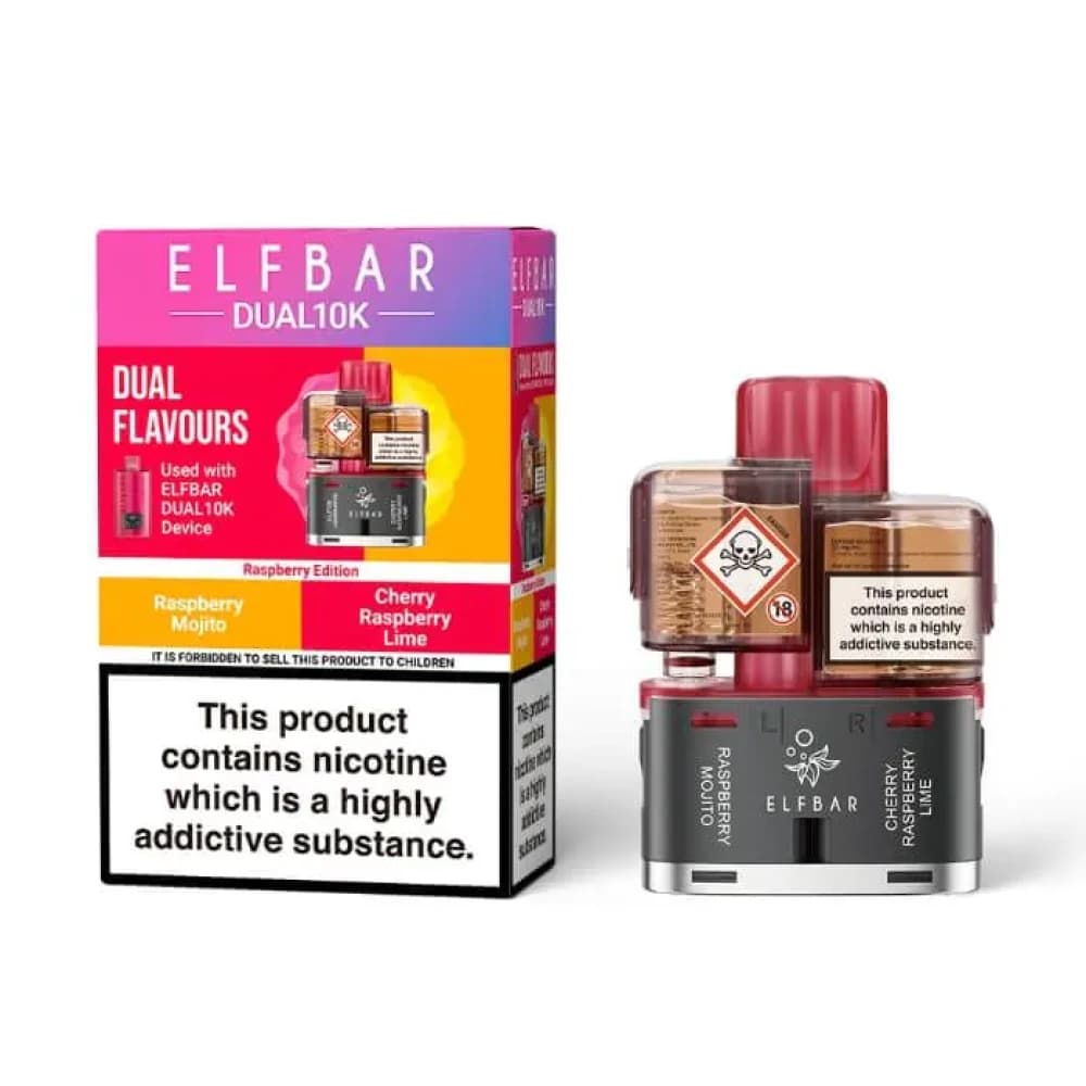  Raspberry Edition Elf Bar Dual 10k Pods