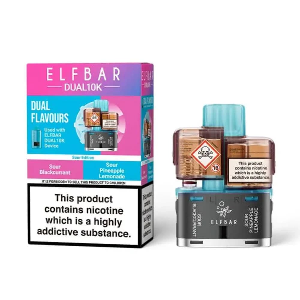  Sour Edition Elf Bar Dual 10k Pods