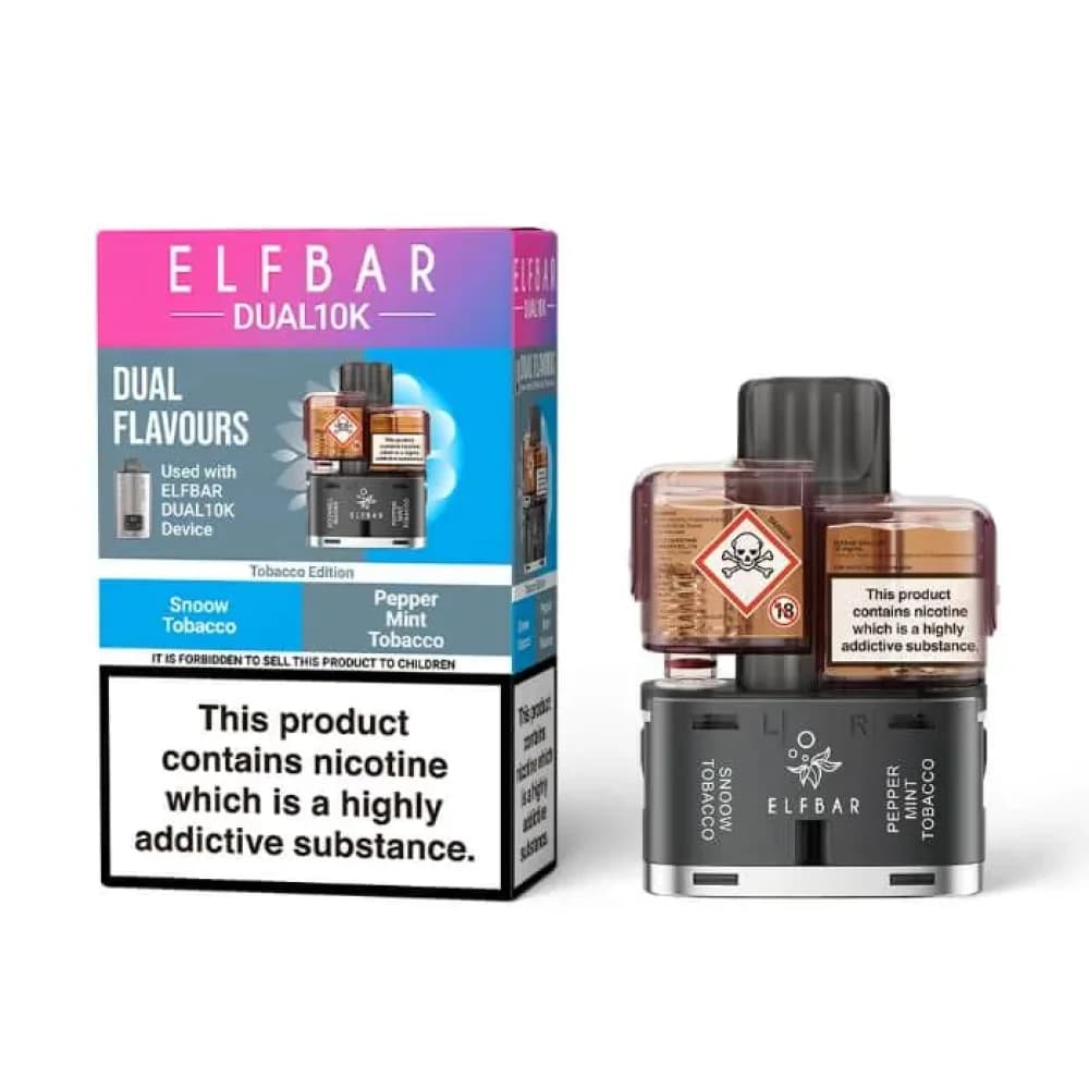  Tobacco Edition Elf Bar Dual 10k Pods
