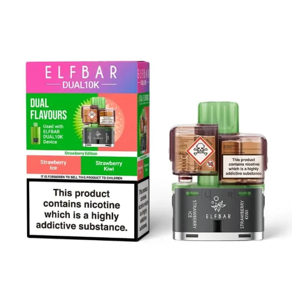  Strawberry Edition Elf Bar Dual 10k Pods