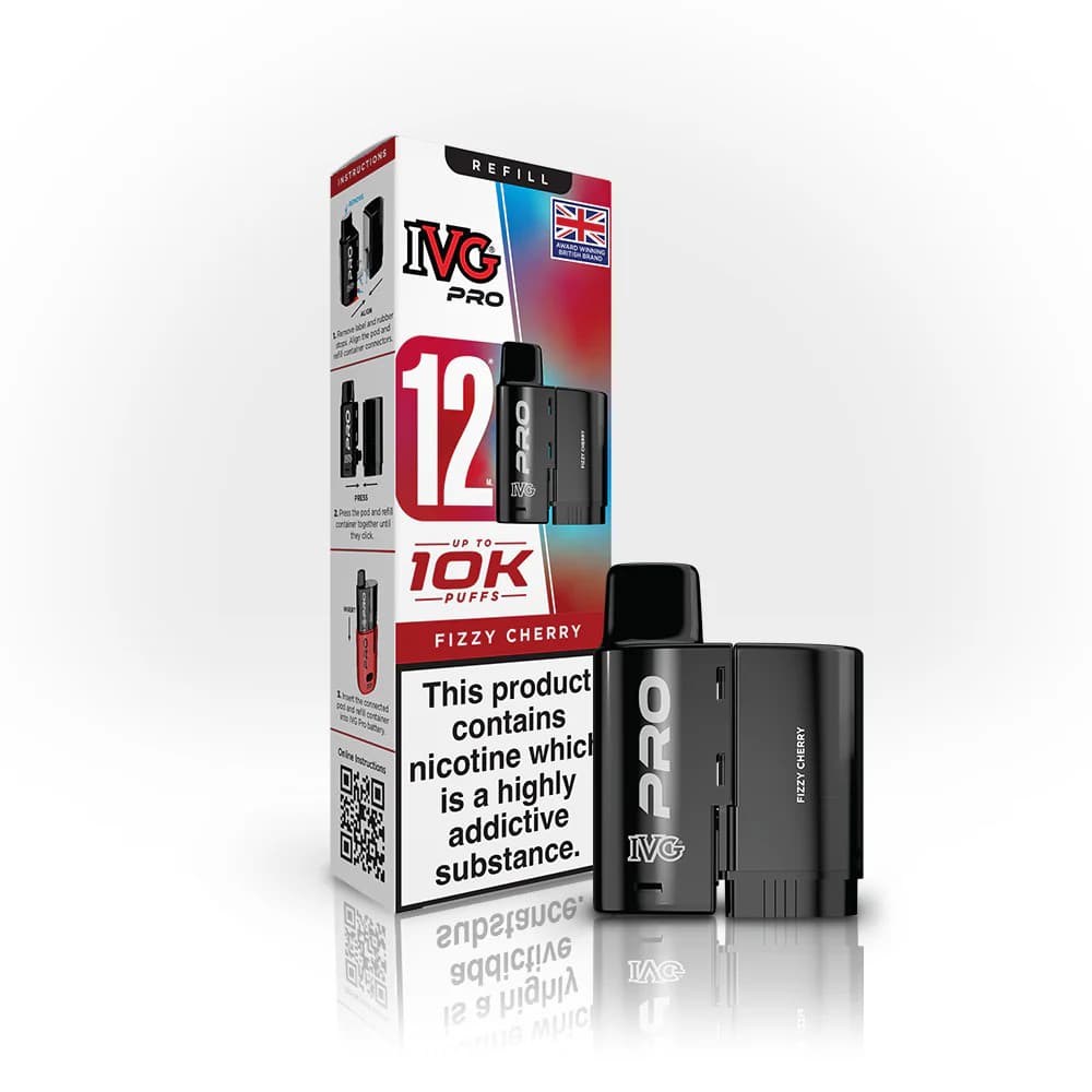  Fizzy Cherry IVG Pro 10K Pods