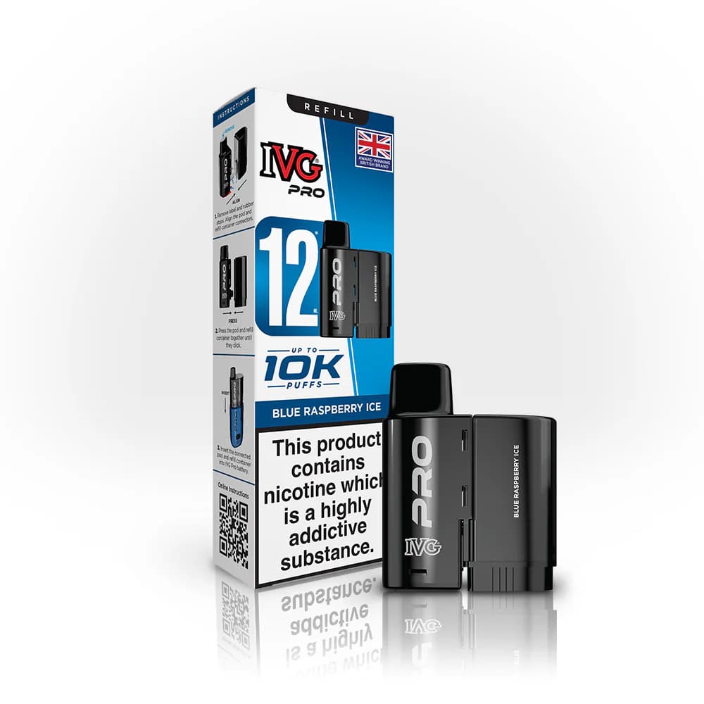  Blue Raspberry Ice IVG Pro 10K Pods