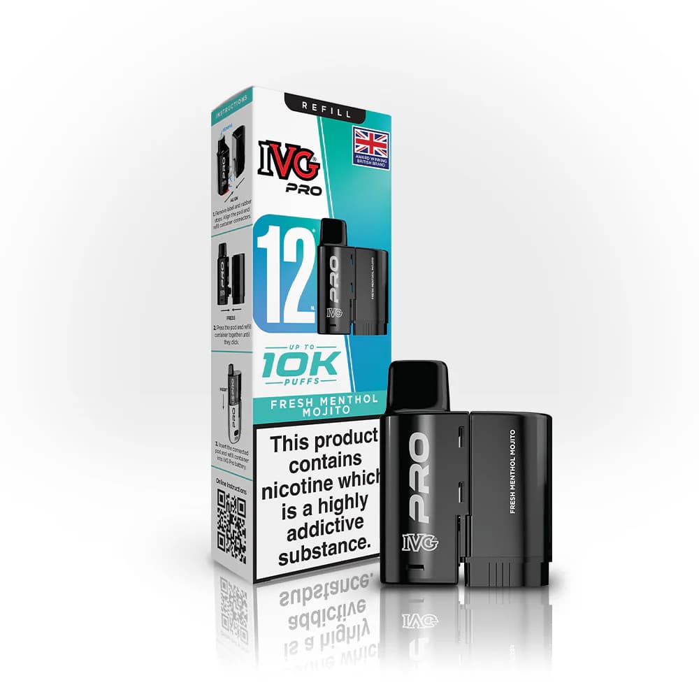  Fresh Menthol Mojito IVG Pro 10K Pods