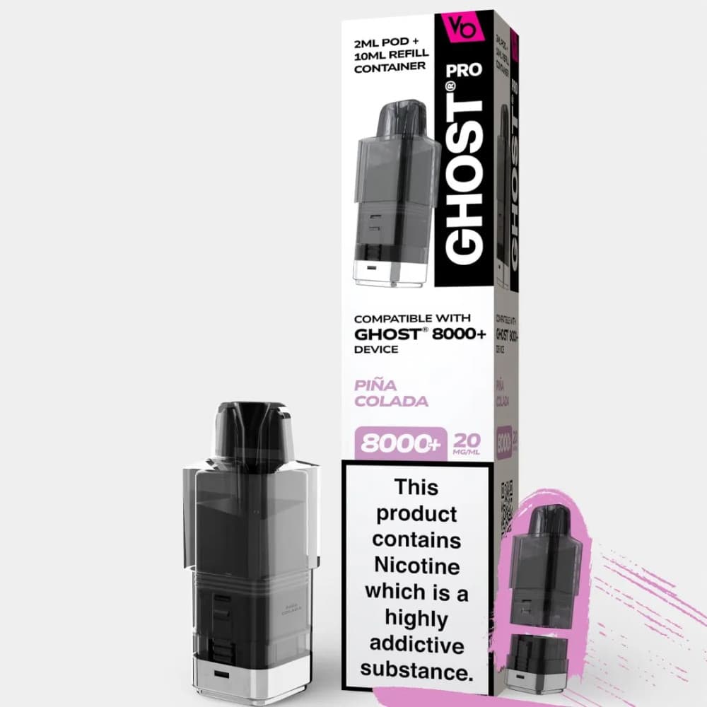  Pina Colada Vapes Bars Ghost Pro 8000 Pods