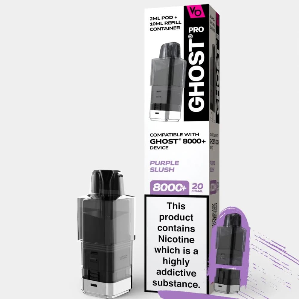  Purple Slush Vapes Bars Ghost Pro 8000 Pods