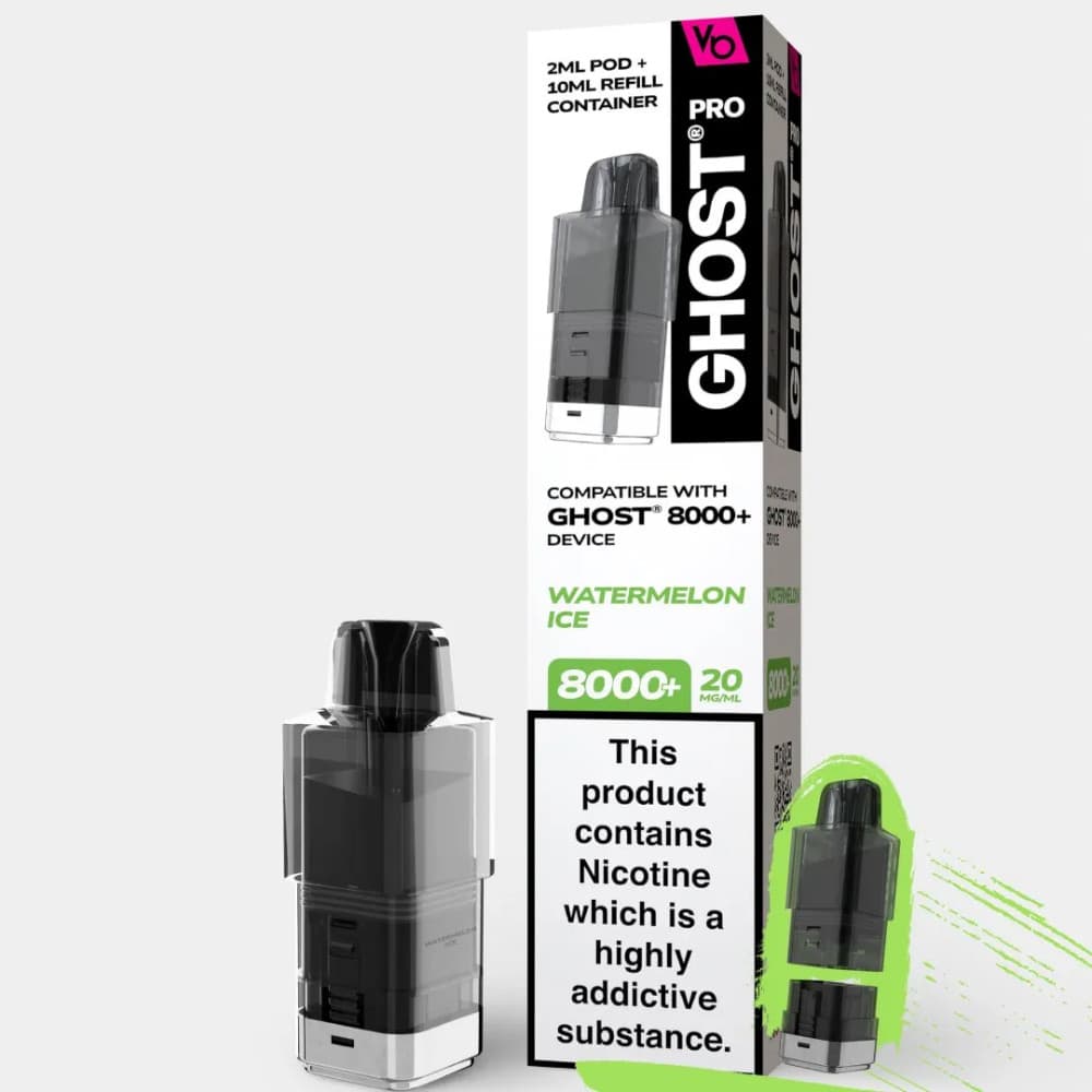  Watermelon Ice Vapes Bars Ghost Pro 8000 Pods