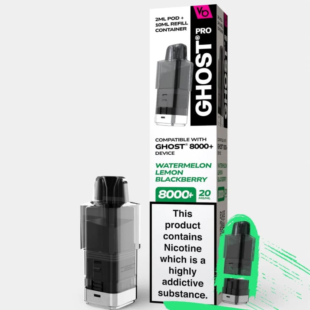  Watermelon Lemon Blackberry Vapes Bars Ghost Pro 8000 Pods