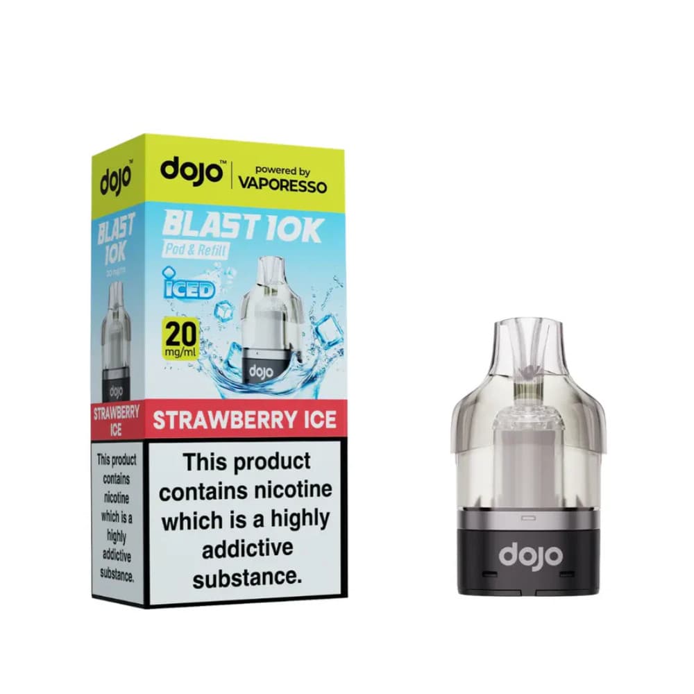  Strawberry Ice Vaporesso Dojo Blast 10K Pods