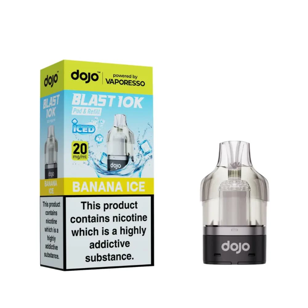  Banana Ice Vaporesso Dojo Blast 10K Pods