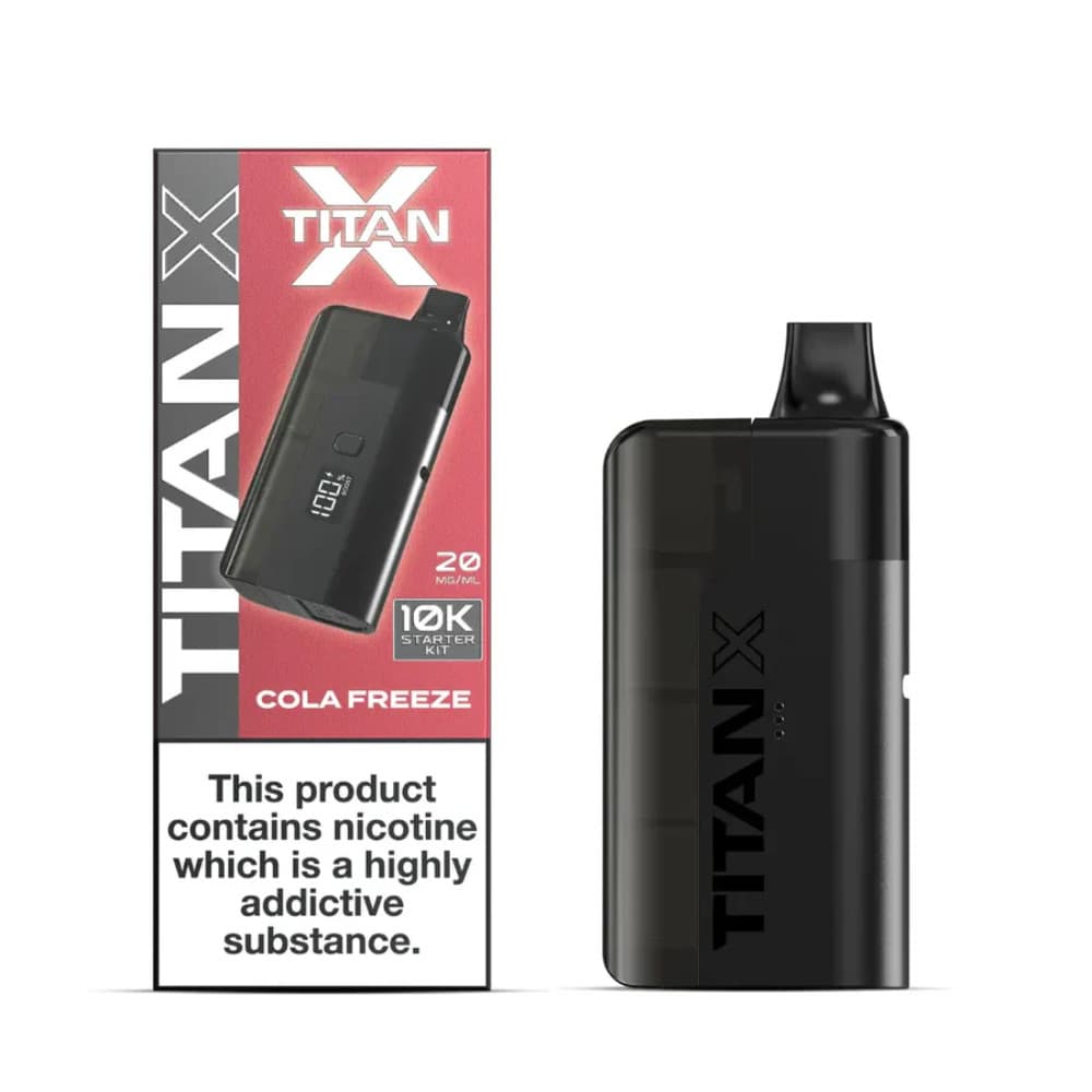  Cola Freeze Titan X 10K Prefilled Pod Vape Kit