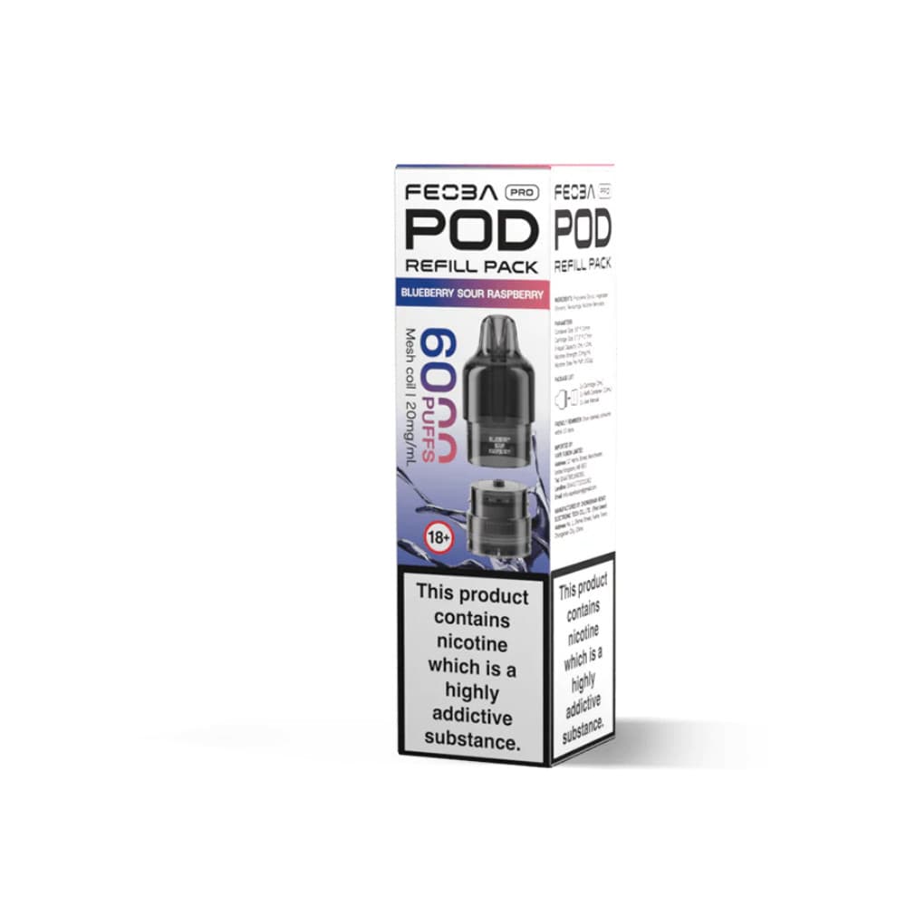  Blueberry Sour Raspberry Feoba Pro Plus 6000 Pods
