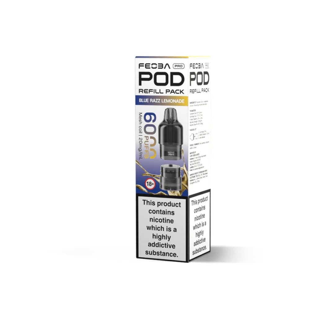  Blue Razz Lemonade Feoba Pro Plus 6000 Pods