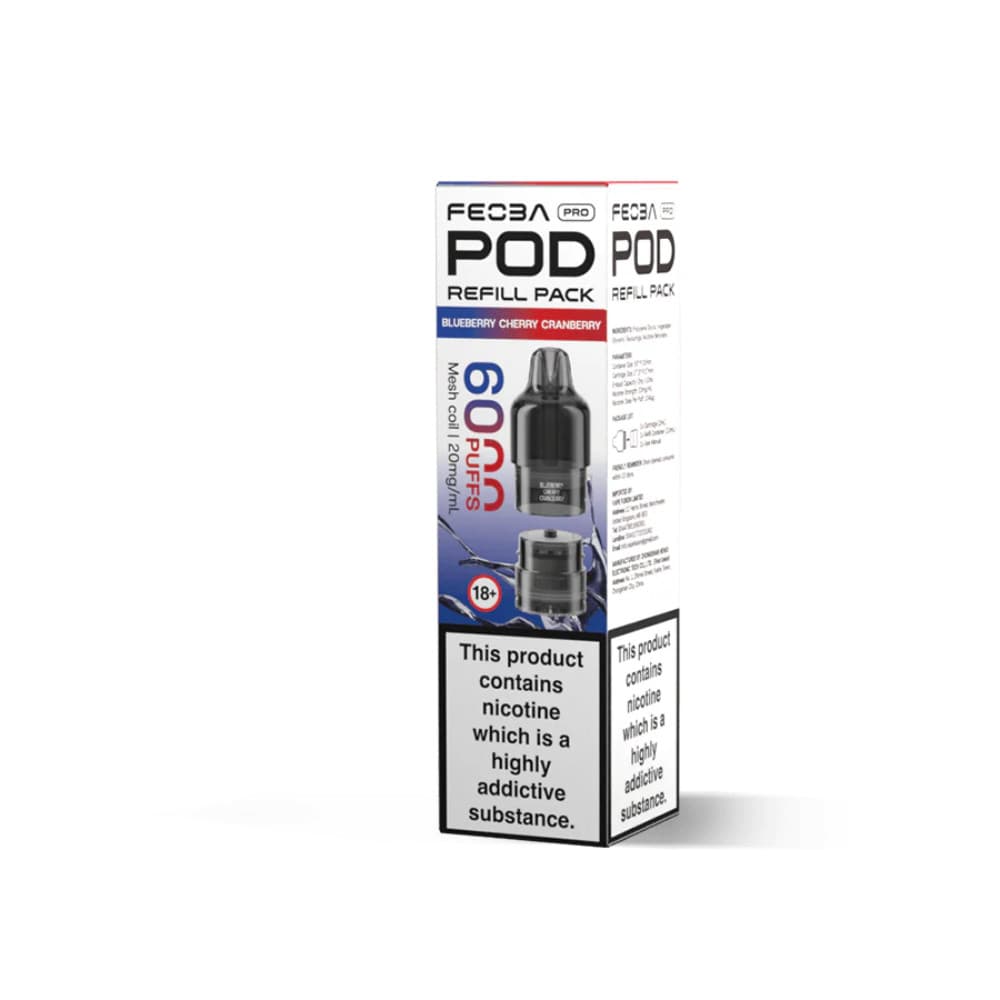  Blueberry Cherry Cranberry Feoba Pro Plus 6000 Pods