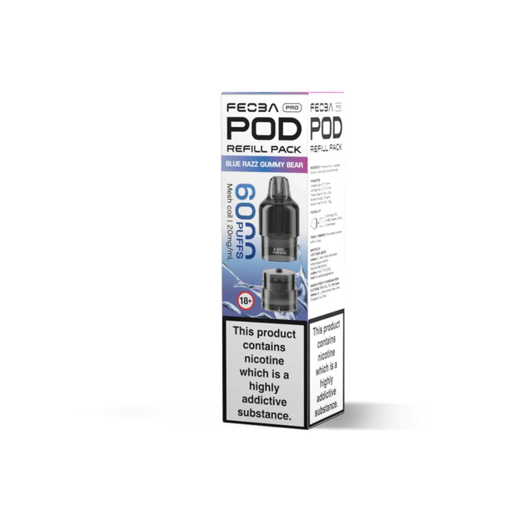  Blue Razz Gummy Bear Feoba Pro Plus 6000 Pods