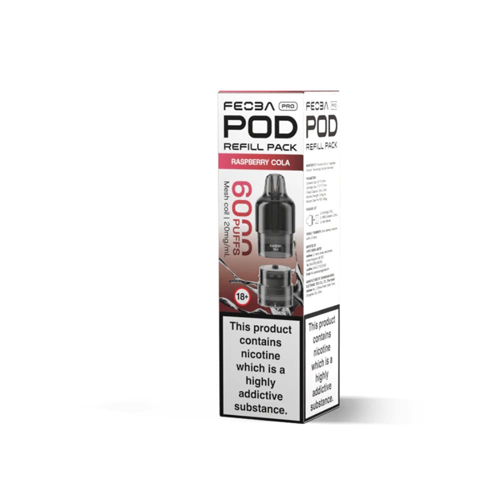  Raspberry Cola Feoba Pro Plus 6000 Pods
