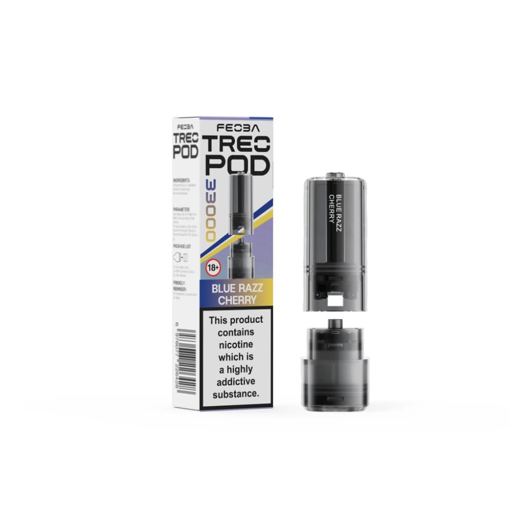  Blue Razz Cherry Feoba Treo 33k Pods