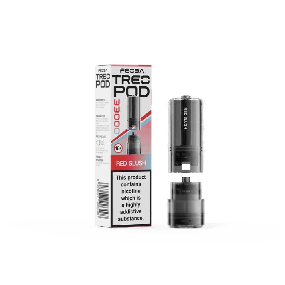  Red Slush Feoba Treo 33k Pods
