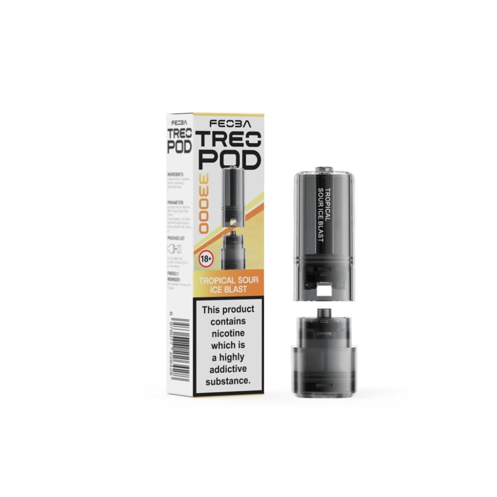  Tropical Sour Ice Blast Feoba Treo 33k Pods
