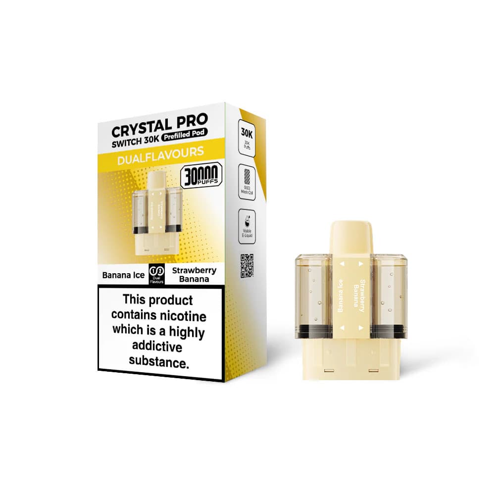  Banana Ice / Strawberry Banana Crystal Pro Switch 30k Pods