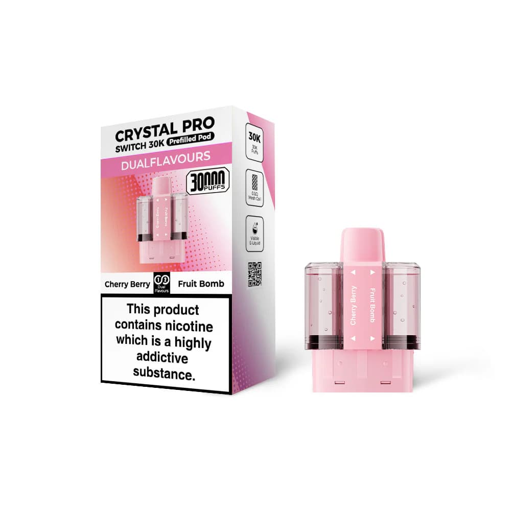  Cherry Berry / Fruit Bomb Crystal Pro Switch 30k Pods