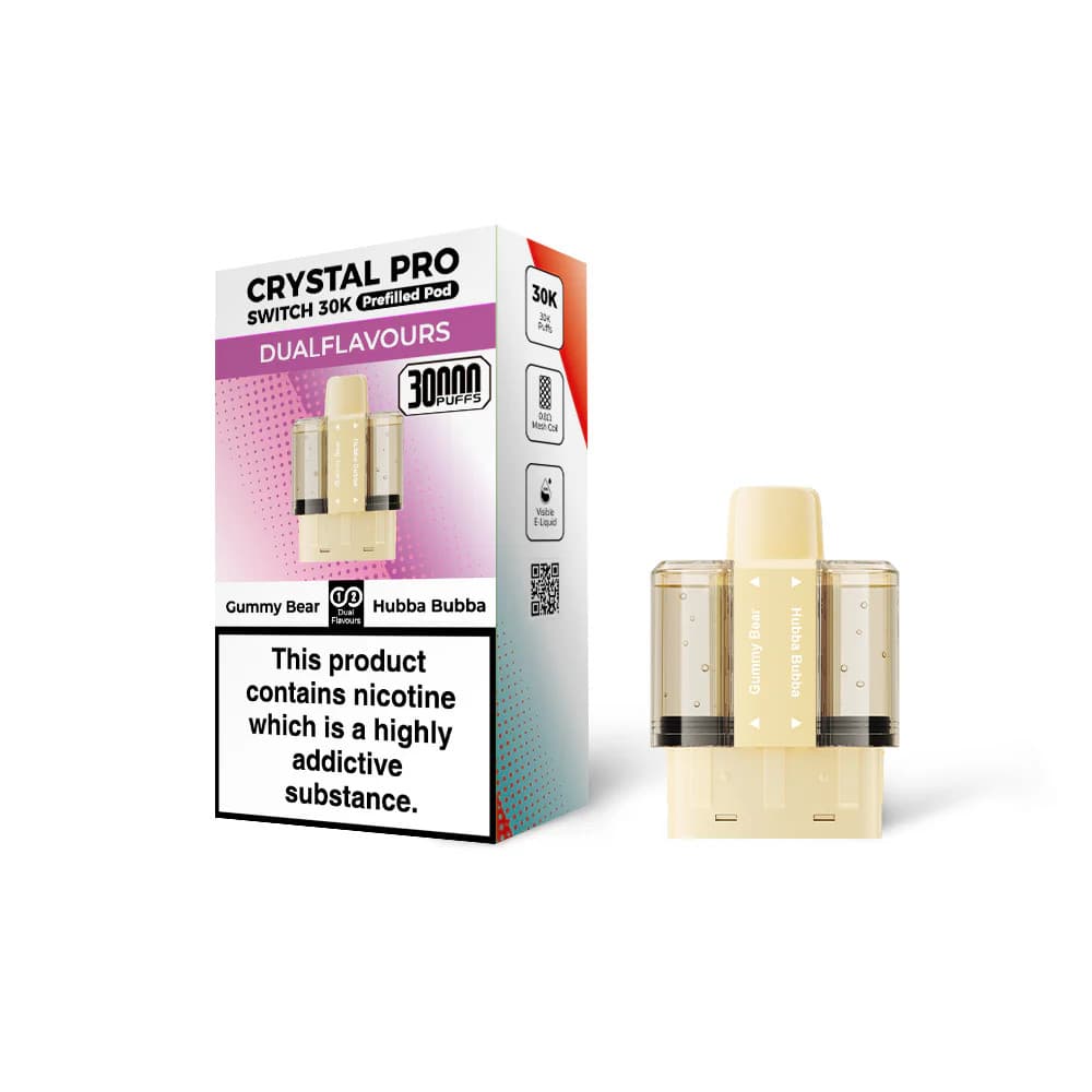  Gummy Bear / Hubba Bubba Crystal Pro Switch 30k Pods