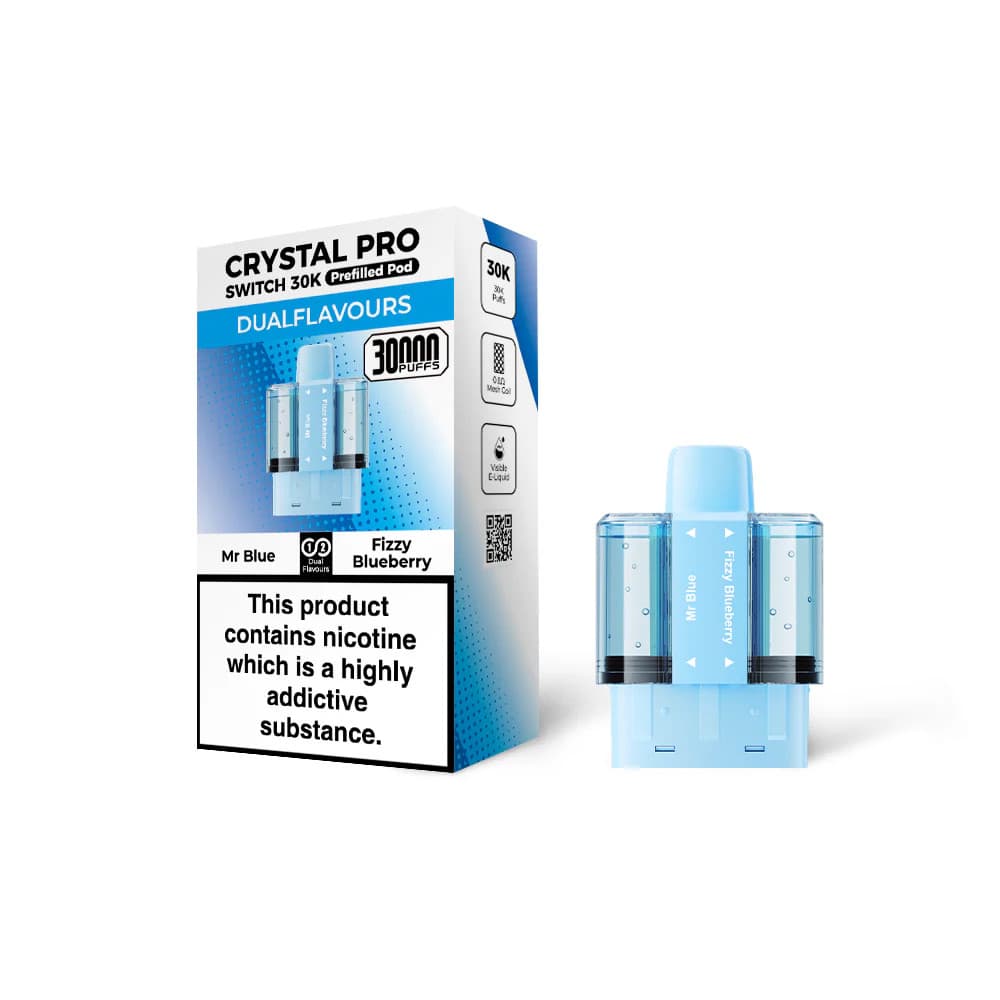  Mr Blue / Fizzy Blueberry Crystal Pro Switch 30k Pods