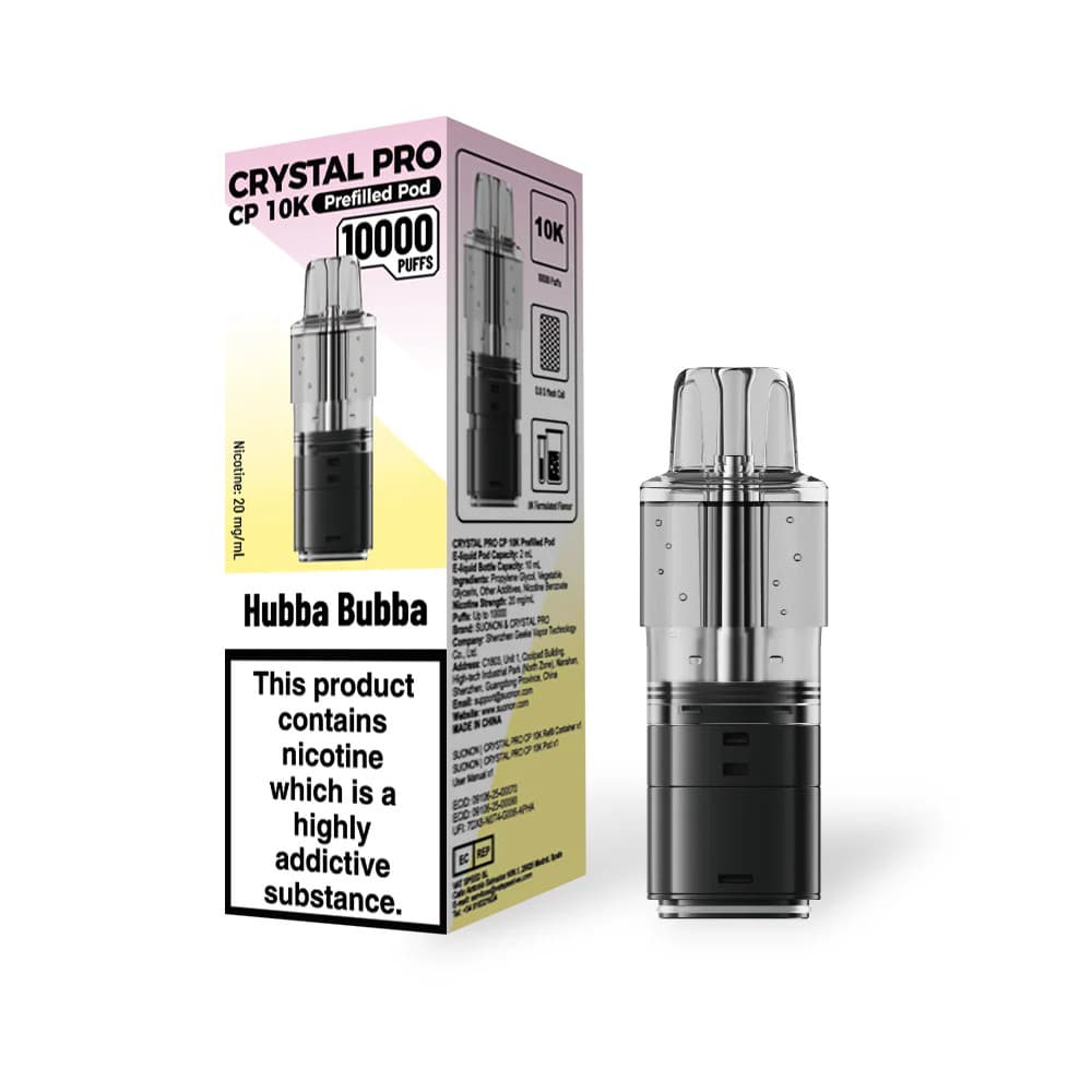  Hubba Bubba Crystal Pro CP 10k Pods