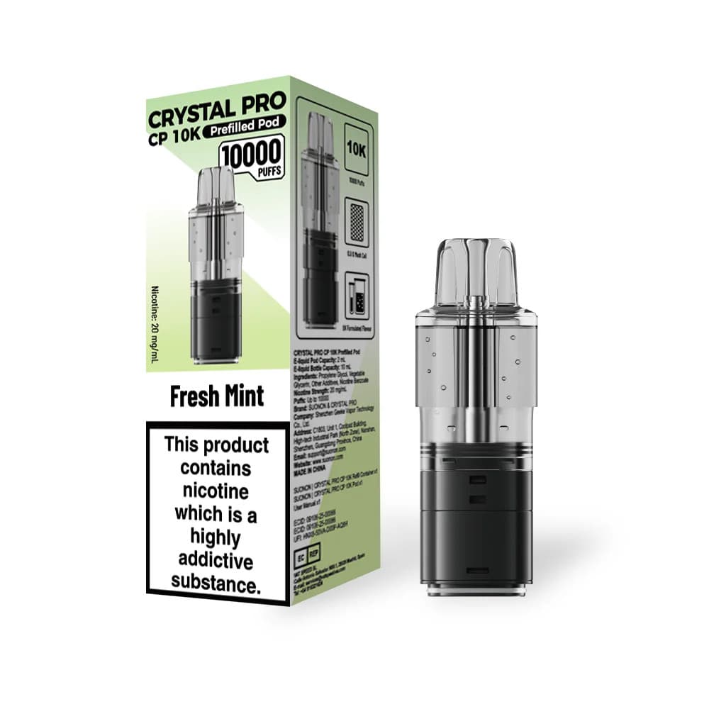  Fresh Mint Crystal Pro CP 10k Pods