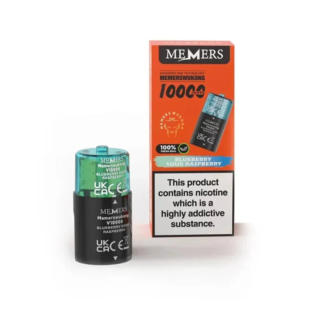  Blueberry Sour Raspberry Ske Memers Wukong V10000 Pods