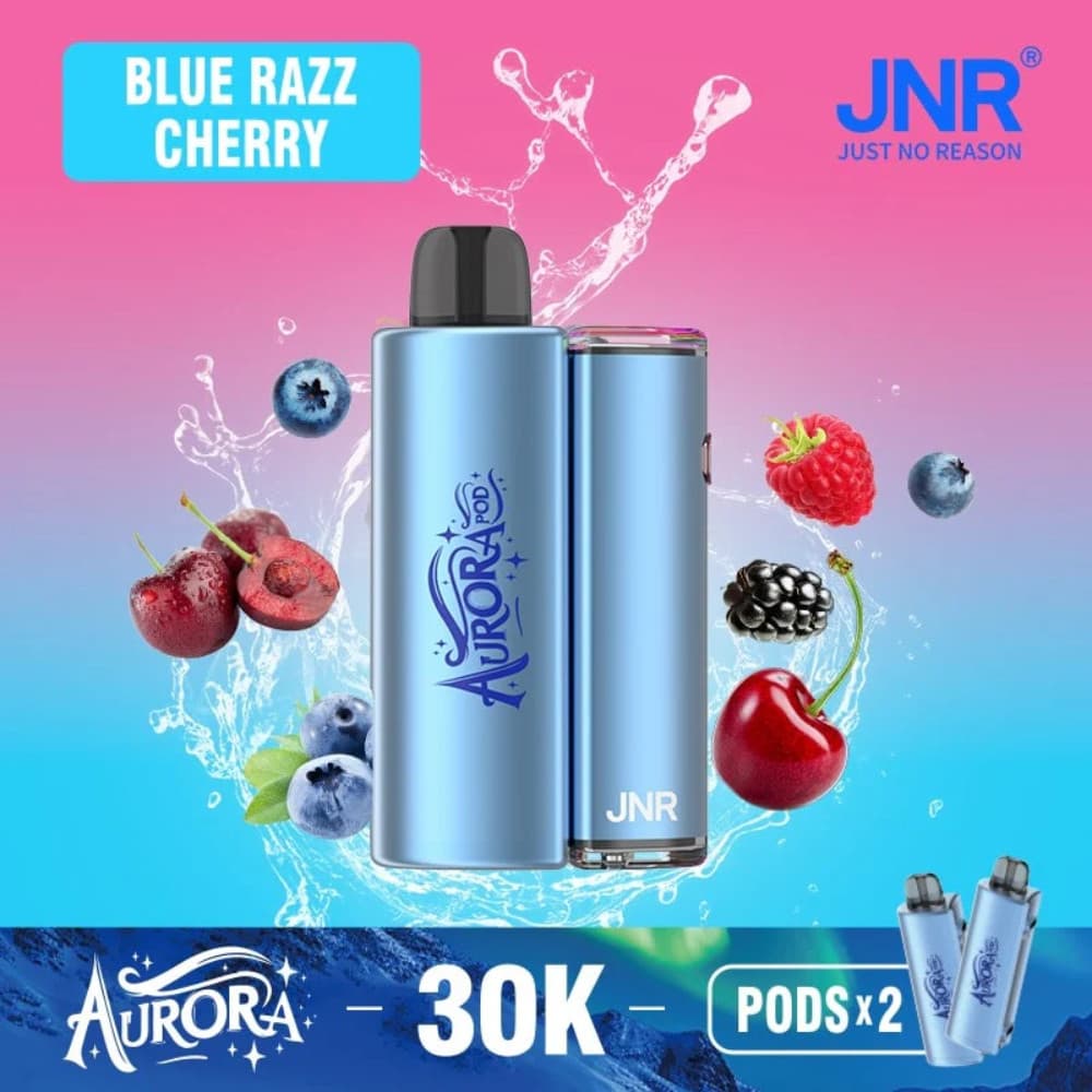  Blue Razz Cherry JNR Aurora 30k Prefilled Vape Kit