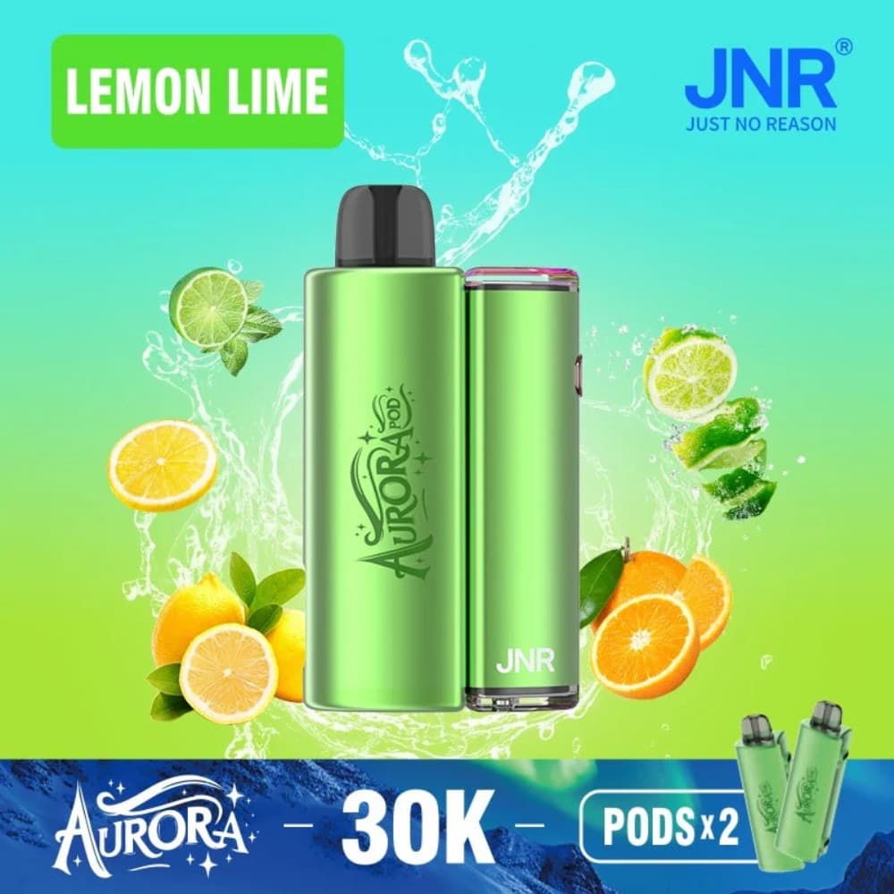 Lemon Lime JNR Aurora 30k Prefilled Vape Kit
