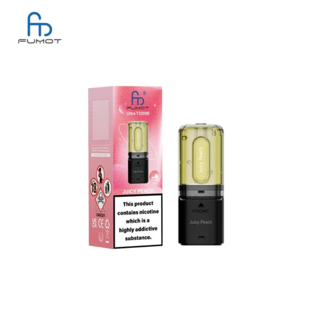  Juicy Peach RandM Fumot T32000 Ultra Pods