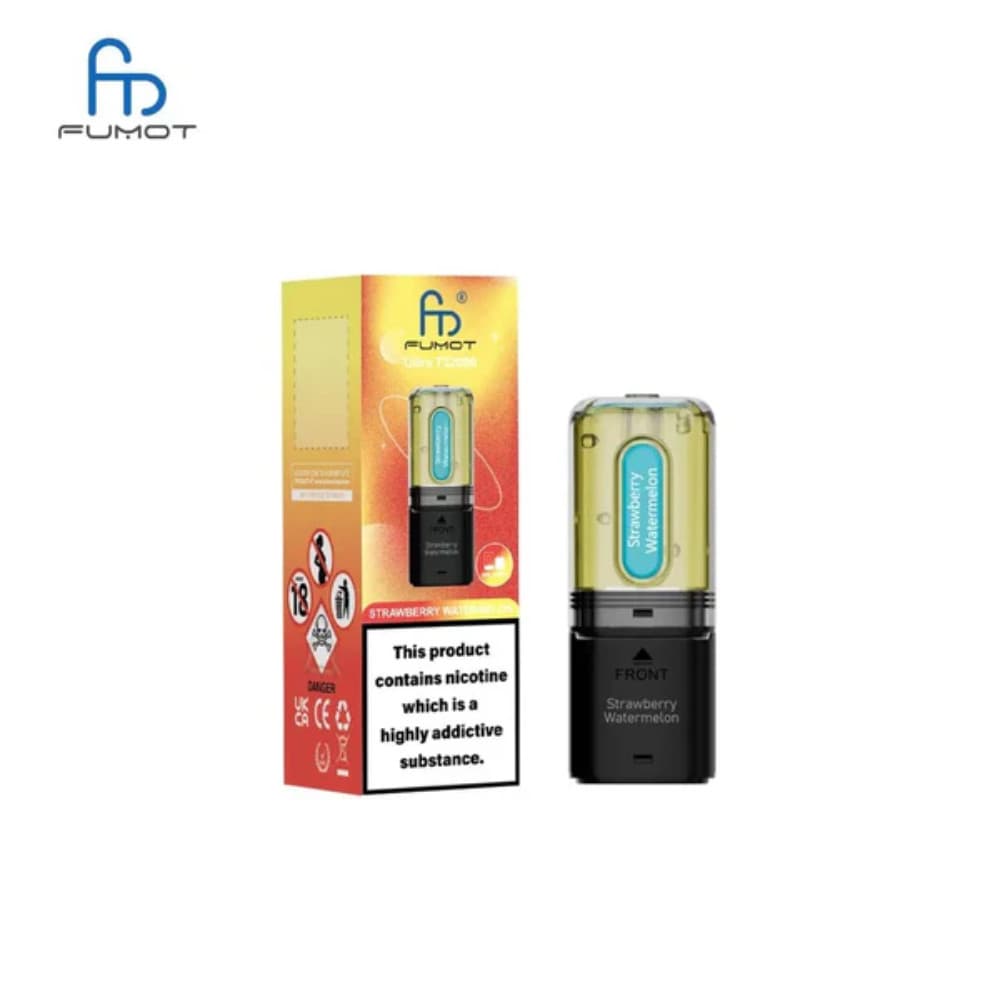  Strawberry Watermelon RandM Fumot T32000 Ultra Pods