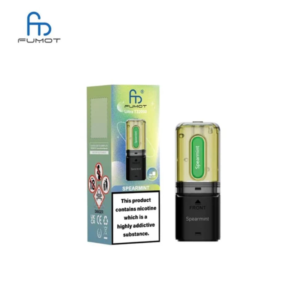  Spearmint RandM Fumot T32000 Ultra Pods