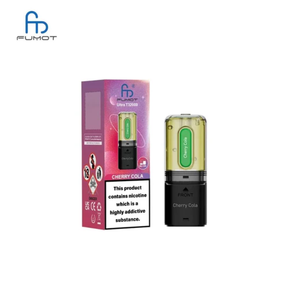  Cherry Cola RandM Fumot T32000 Ultra Pods